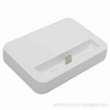 Docking Station for iPhone 5/iPod, with Charging and Sync Function, MFI-certified